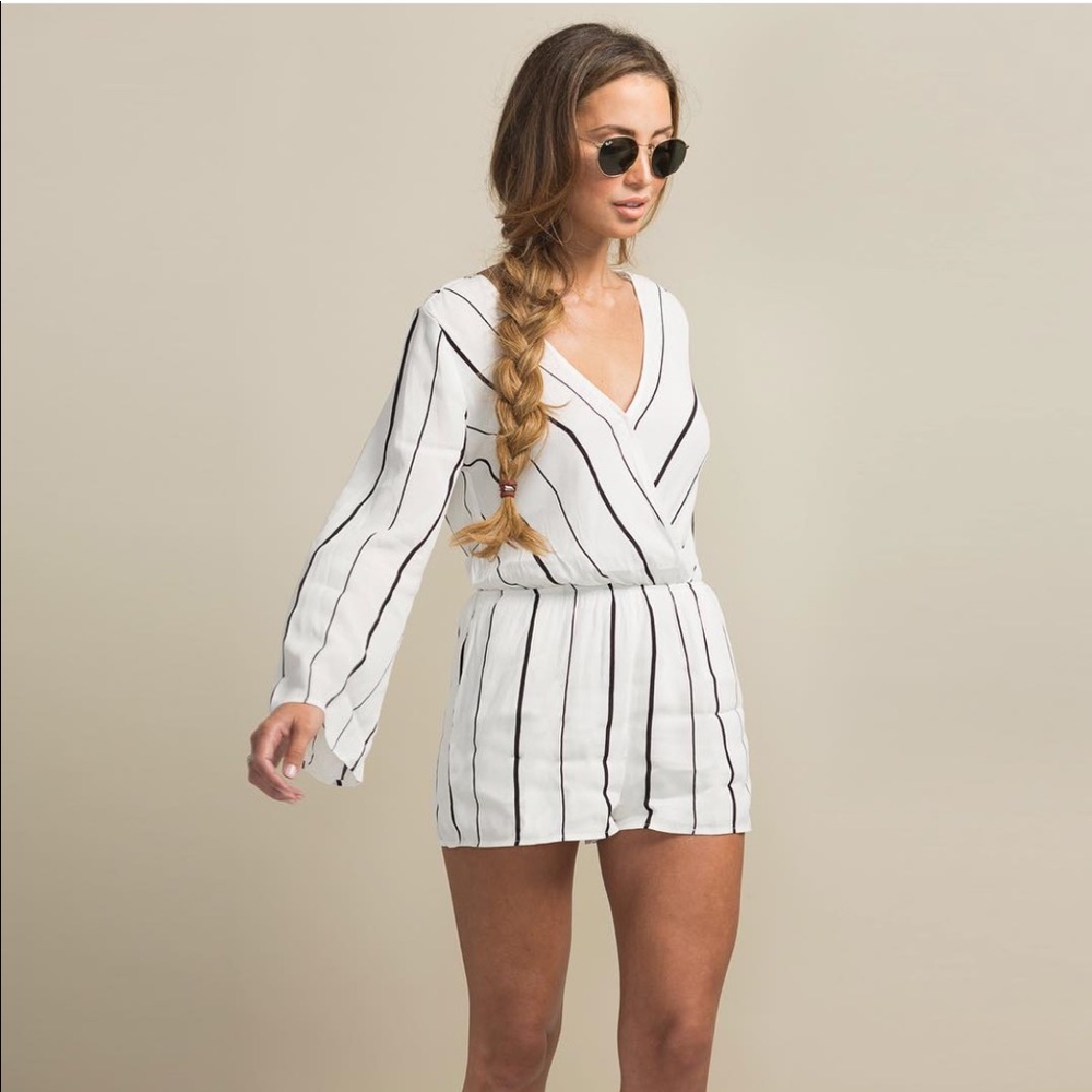 HOT & DELICIOUS Striped Romper